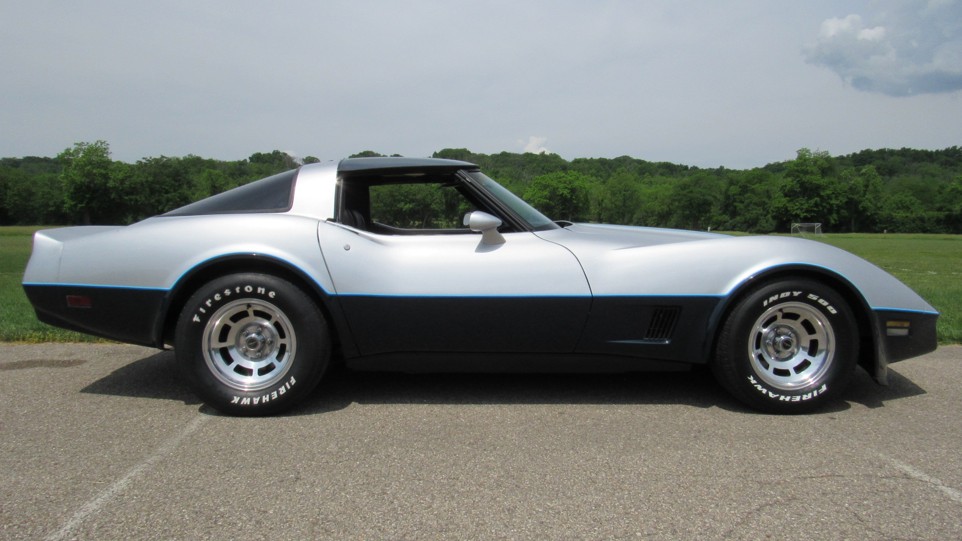 1981 Corvette, Factory Silver/Blue SOLD!