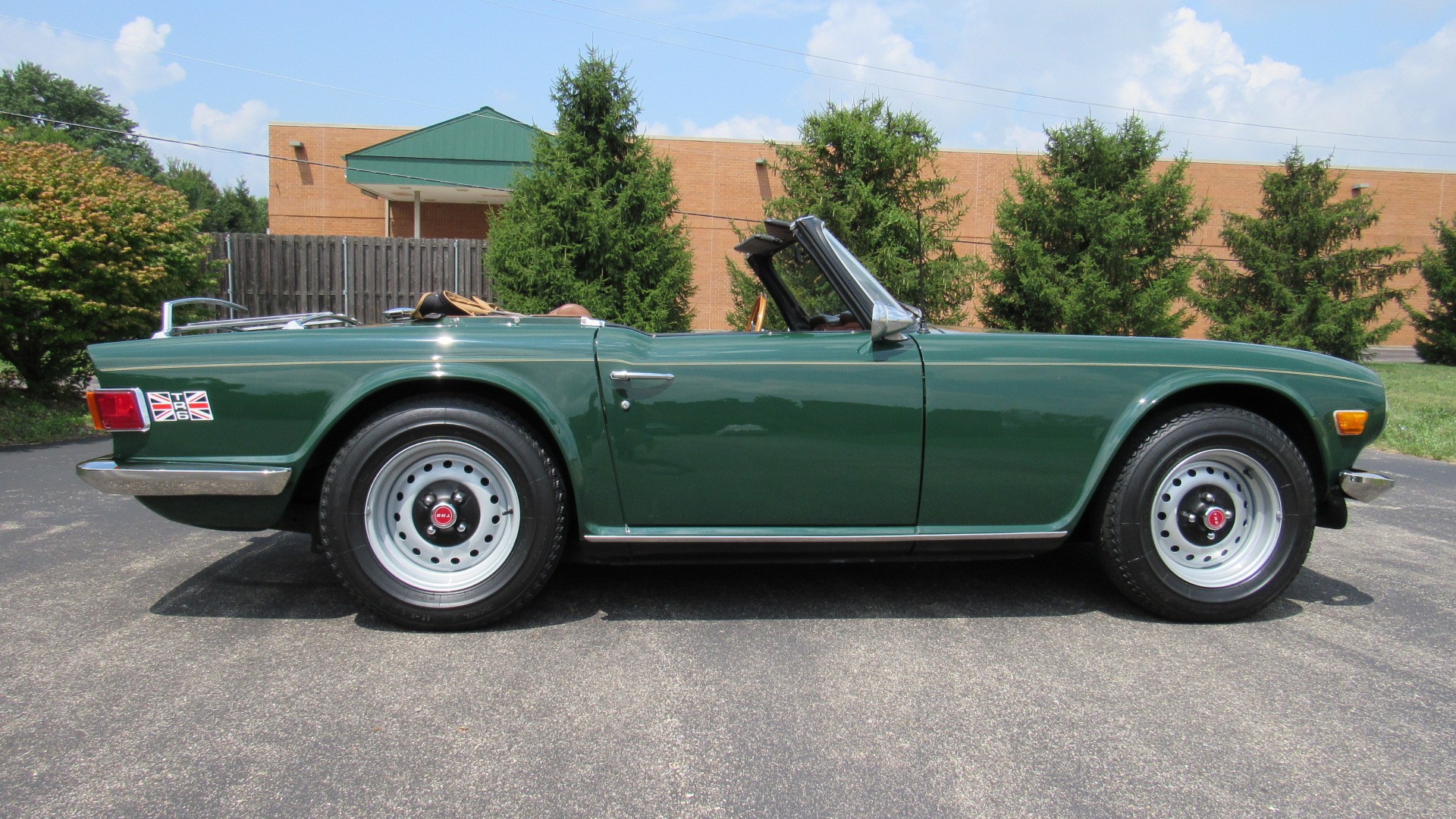 1974 TR6, 4 Speed, BRG over New Tan, SOLD!