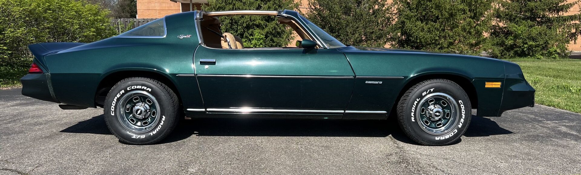 1978 Camaro Type LT, Numbers Match, 4 Speed, T Tops